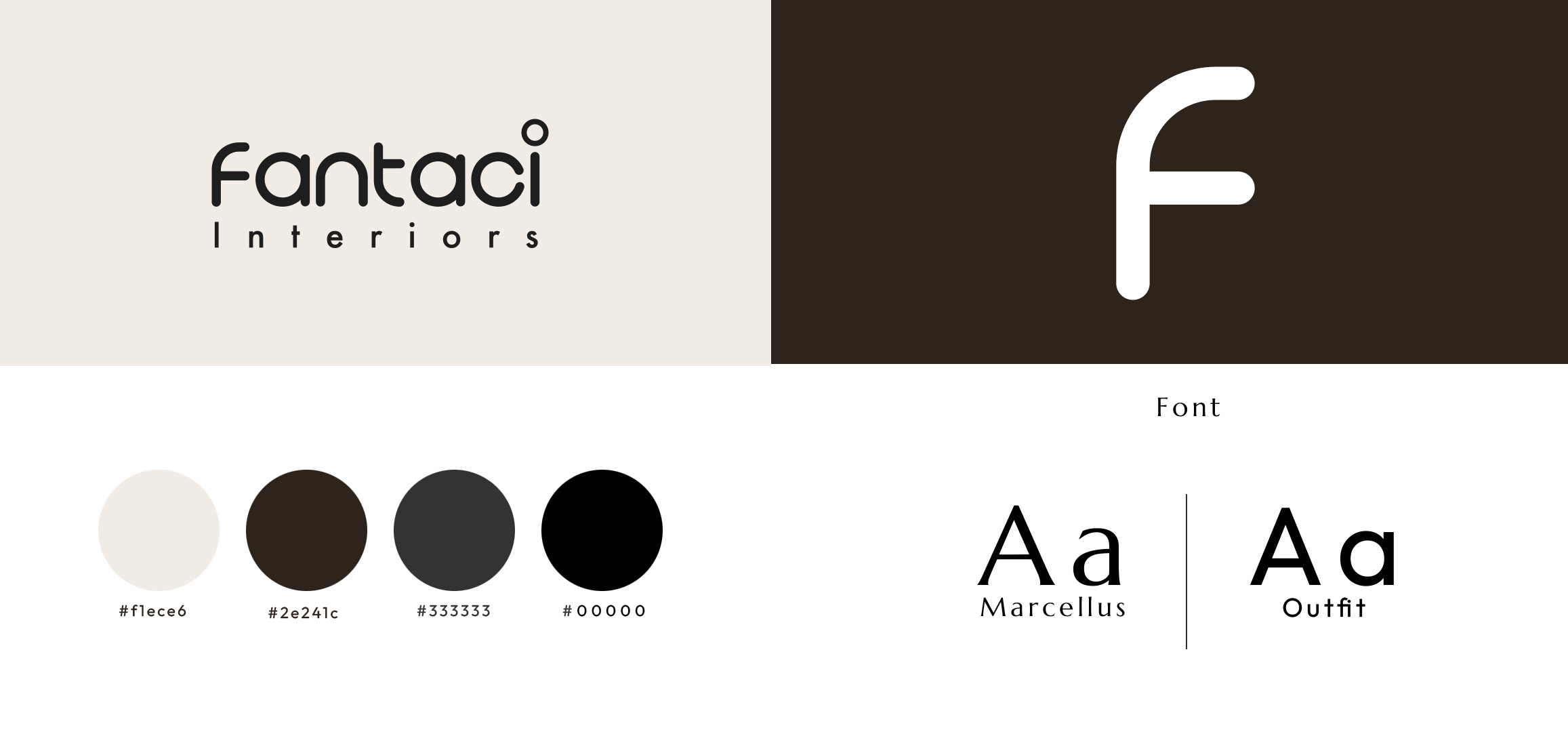 Fantaci Interiors branding system