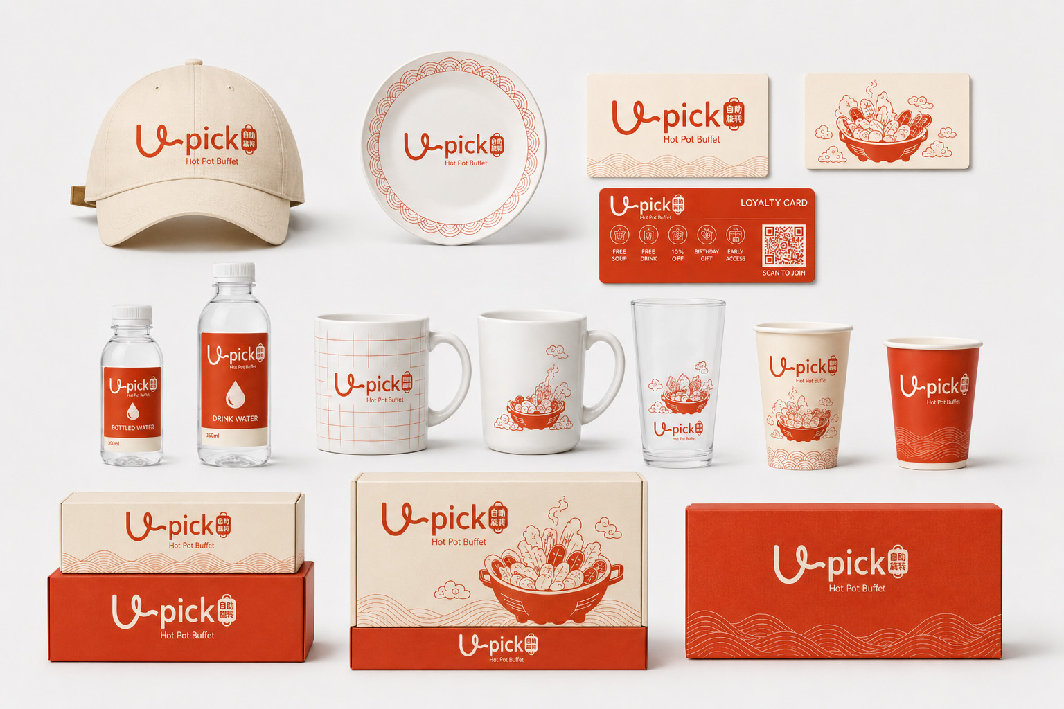 U Pick Hot Pot merchandise design